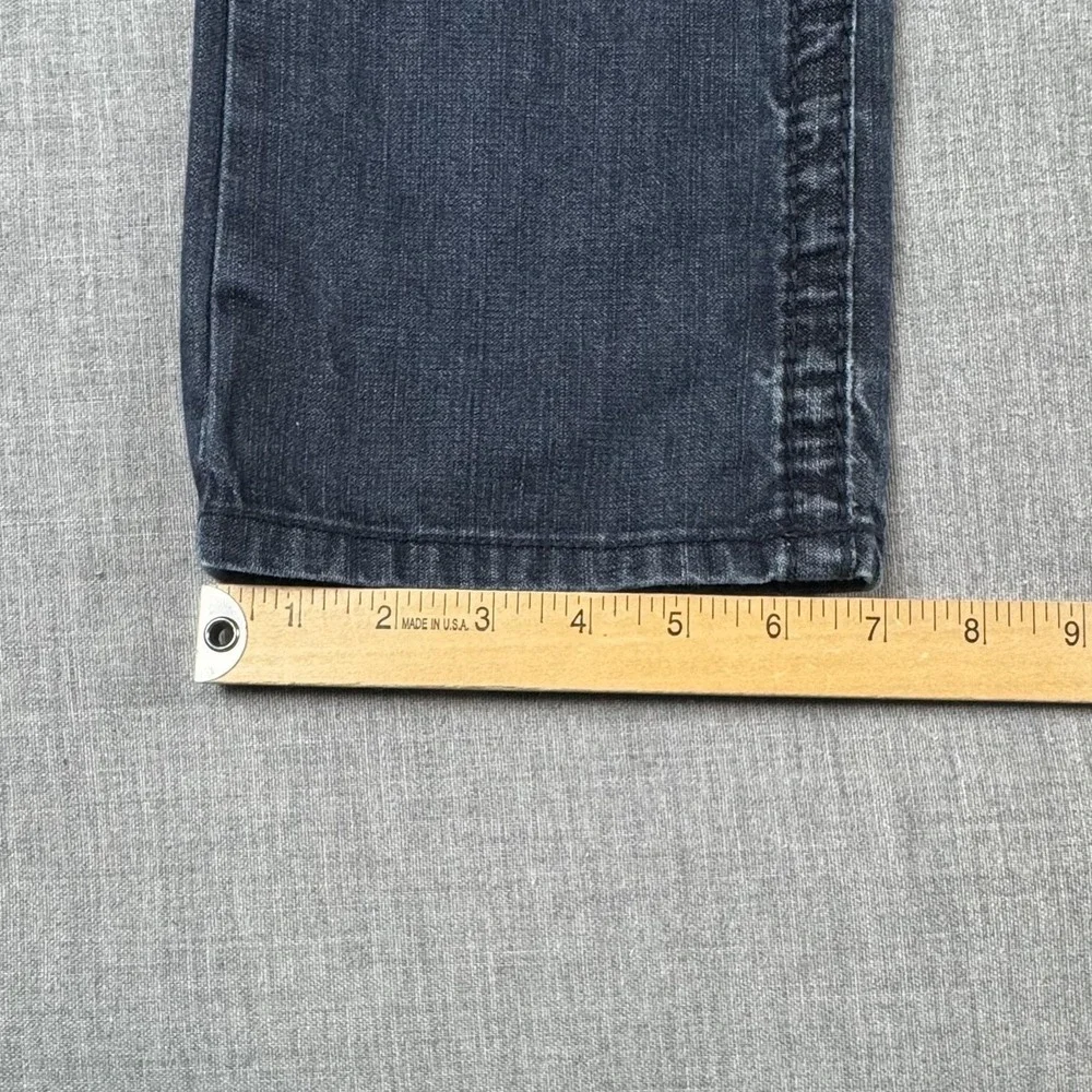 True Religion Section Straight Jeans Mens 33x31 Blue Dark Wash Regular Fit Denim
